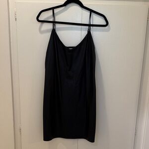 Elegant Black Slip Dress